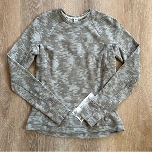 Lululemon Athletica Gray Patterned Sweatshirt